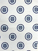 Token Indigo Chinoiserie Medallion Regal Fabric